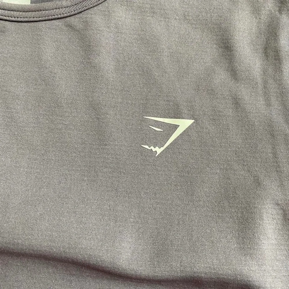 Gymshark Everyday Seamless Purple Long Sleeve Crop Top Women's Size Small Gym - Picture 7 of 7